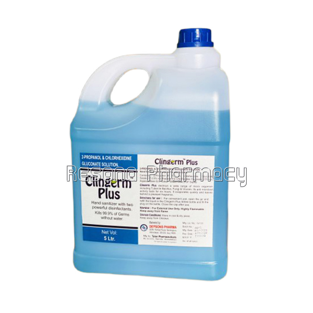 Clingerm Plus Alcohol Based Hand Sanitizer 5 Litre