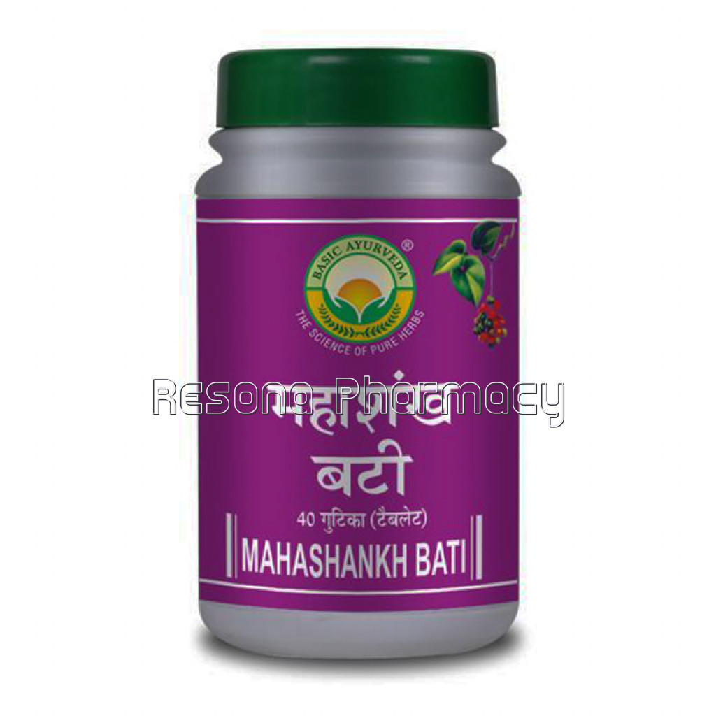 Basic Ayurveda Mahashankh Bati 40 Tablet