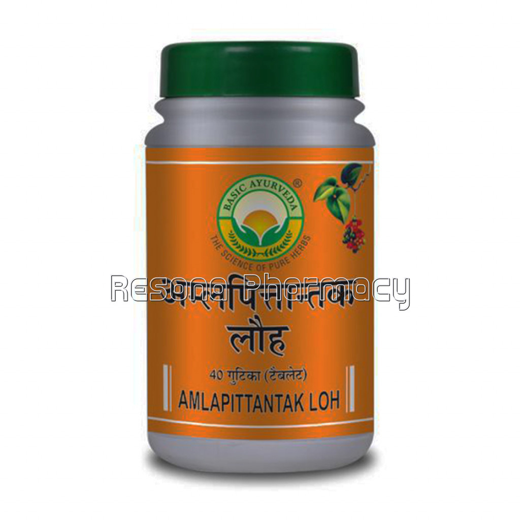 Basic Ayurveda Amalpitanytak Loh 40 Tablet