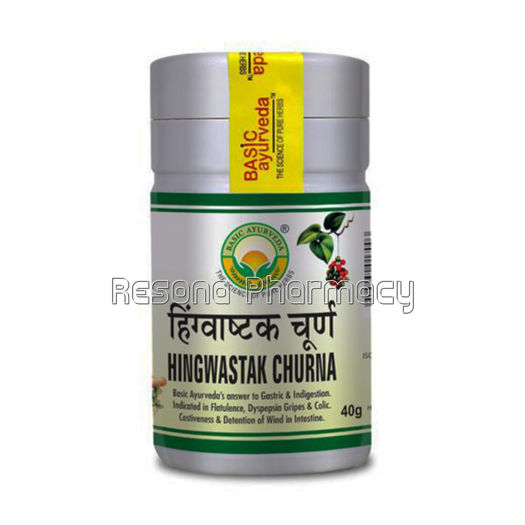 Basic Ayurveda Hingwastak Churna 40 Gm