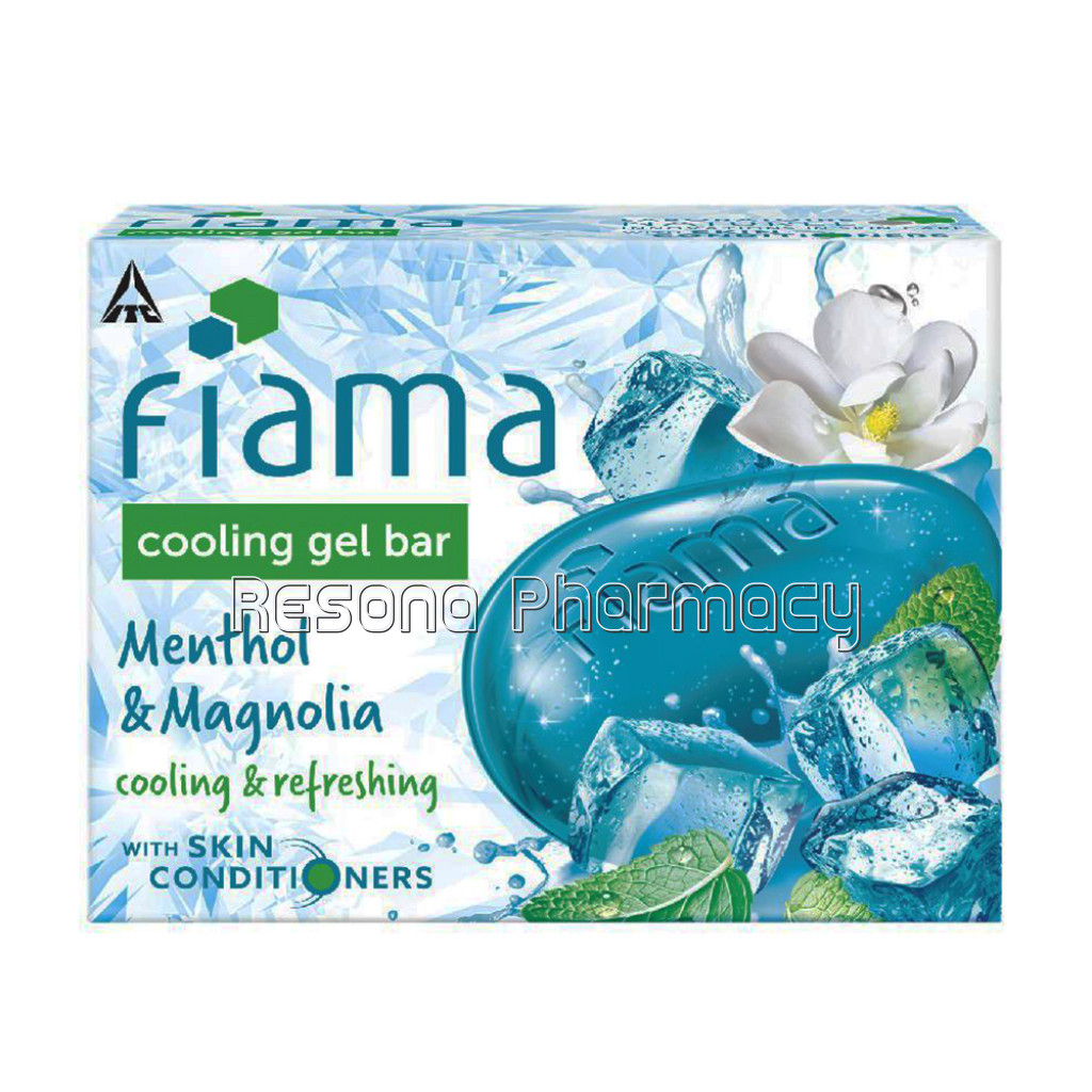 Fiama Cool Gel Bar Menthol And Magnolia, With Skin Conditioners, 125Gm