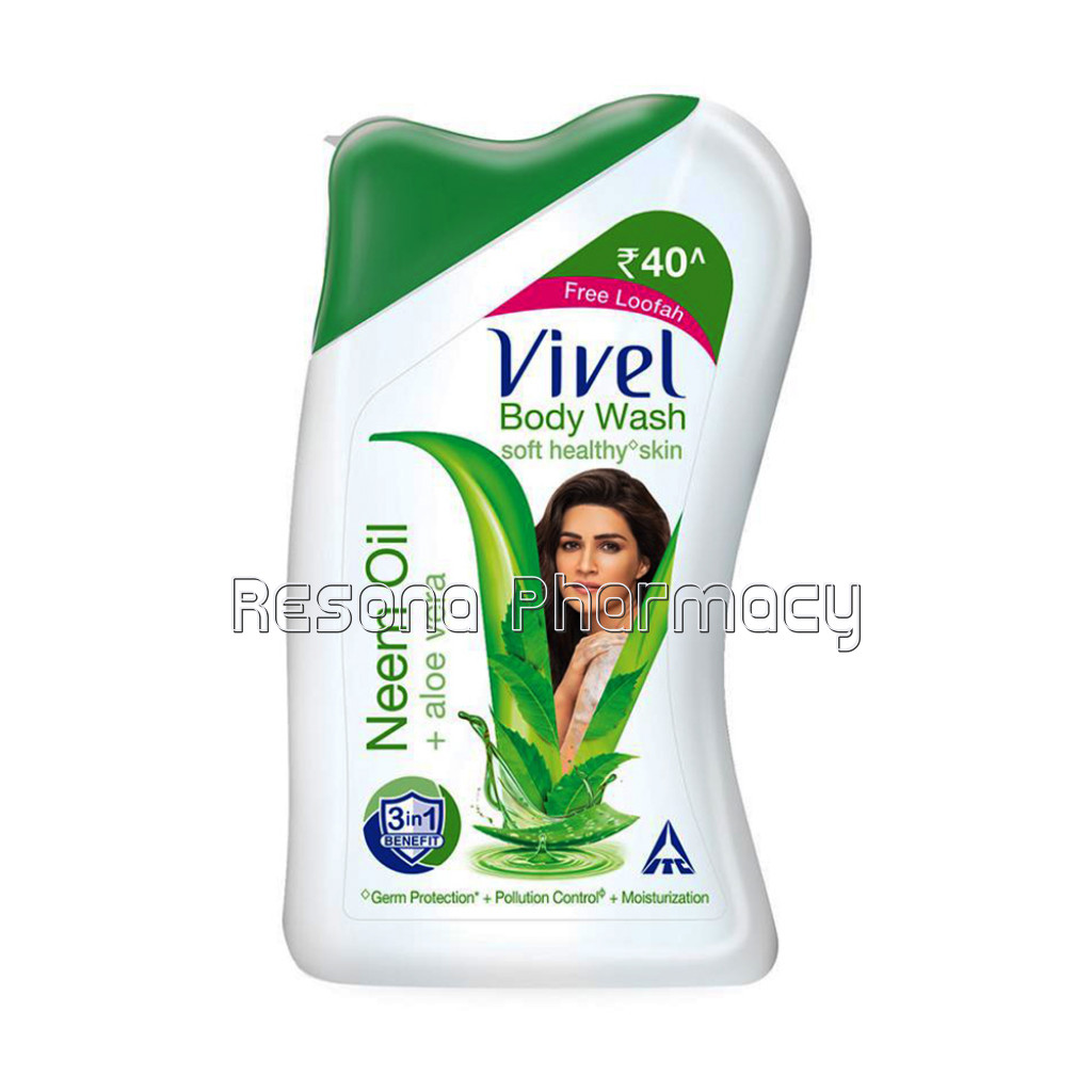Vivel Neem Oil and Aloe Vera Body Wash 100 Ml