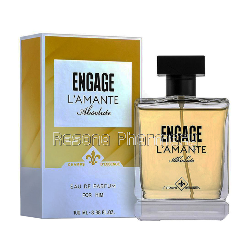 Engage L'Amante Absolute Eau De Parfum, Perfume For Men, 100Ml , Spicy, Long Lasting and Premium , Skin Friendly