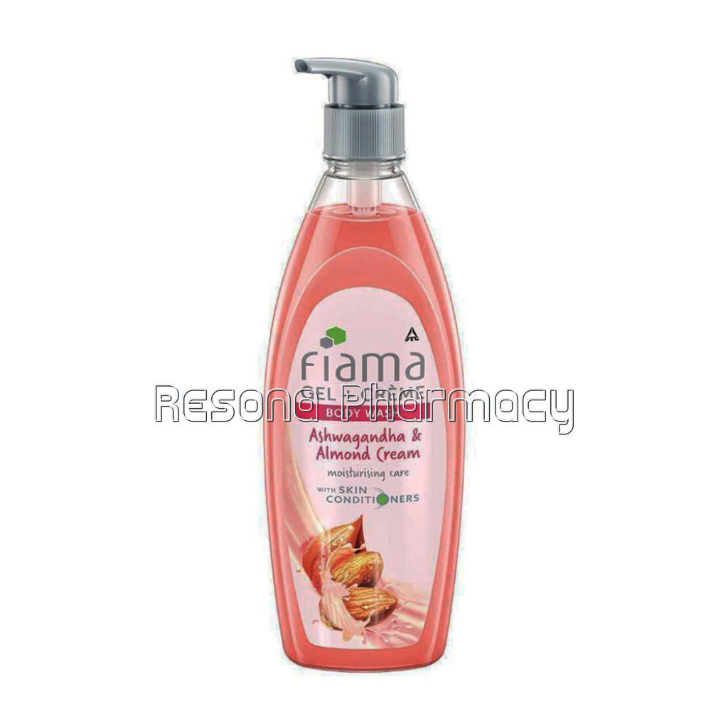 Fiama Gelpluscreme Body Wash Ashwagandha and Almond Cream With Skin Conditioners 500Ml