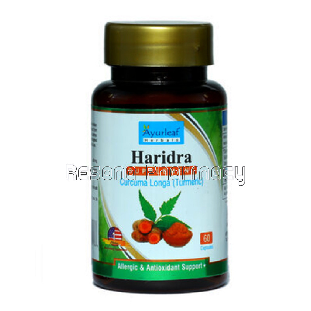Haridra (Turmeric) An Skin Care Herbal Supplement 500Mg
