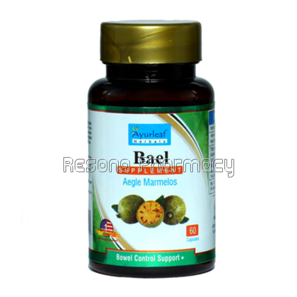 Ayurleaf Herbals Bael And Active Stomach Care Herbal Supplement 500Mg