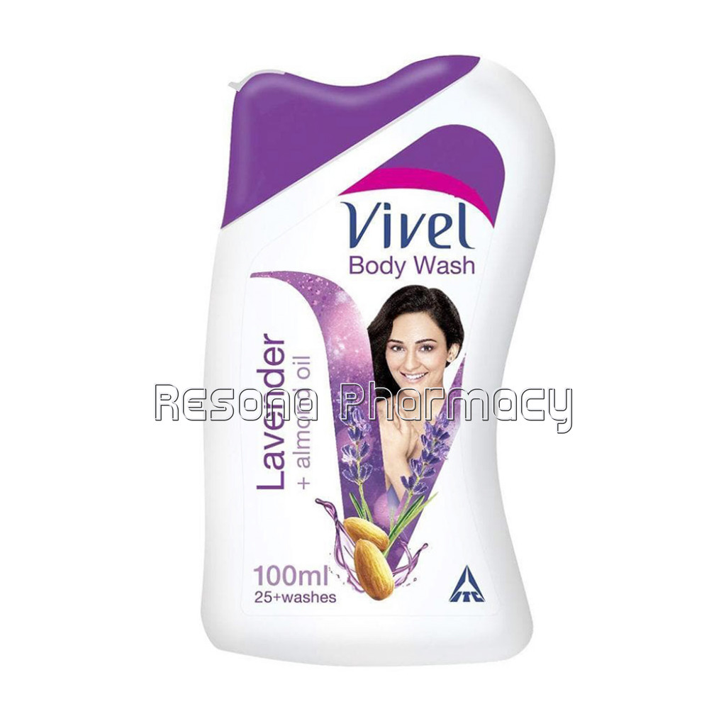 Vivel Lavender and Almond Oil Body Wash 100 Ml
