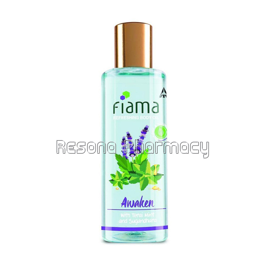 Fiama Refreshing Body Oil, Terai Mint And Sugandhara, 100Ml