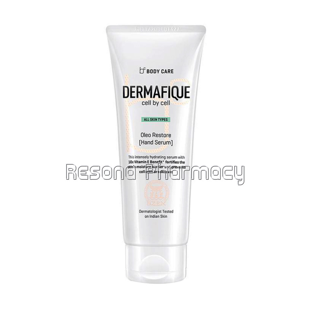 Dermafique Oleo Restore Hand Serum For All Skin Types, Dermatologist Tested, Vitamin E Infused (50Gm)