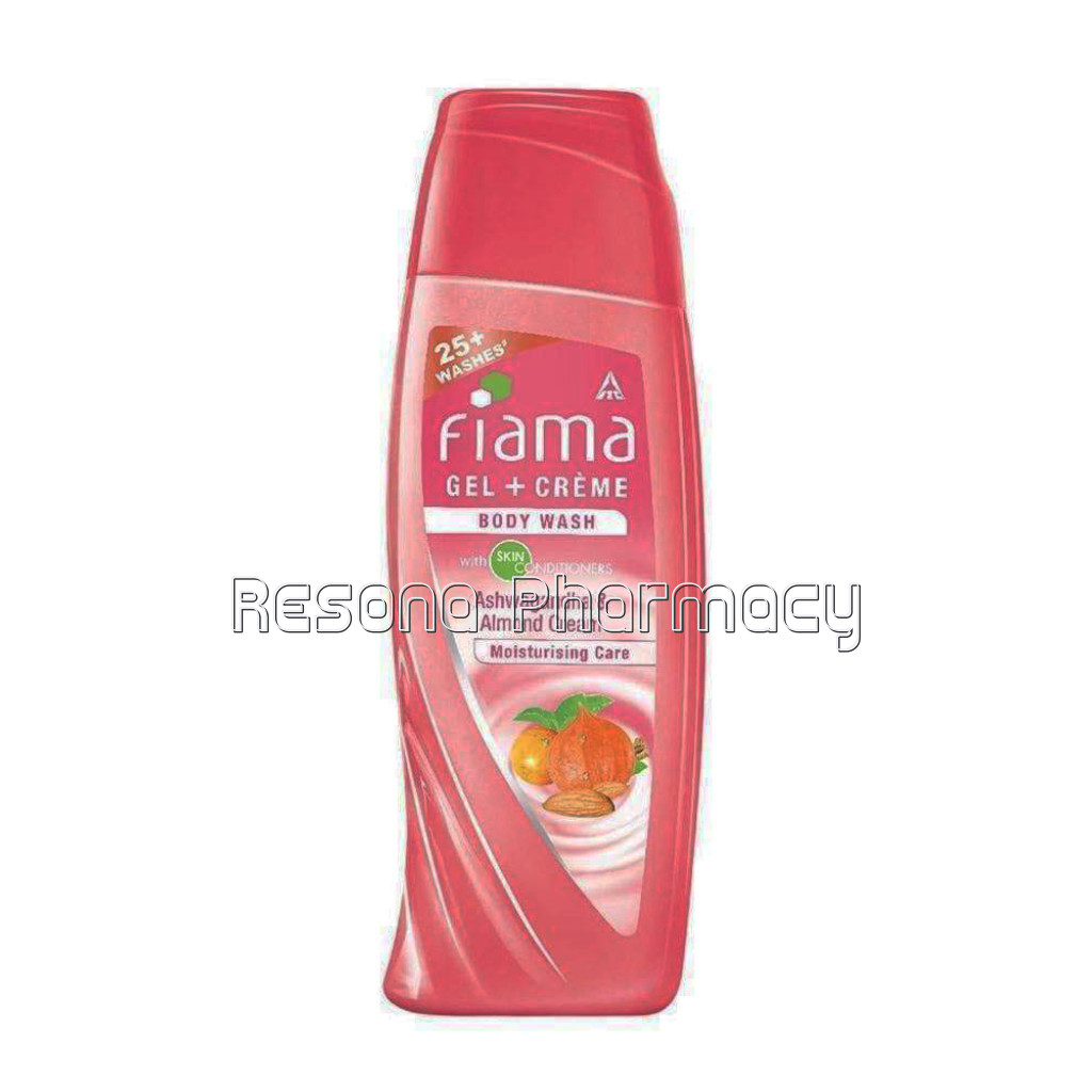 Fiama Gelpluscreme Body Wash Ashwagandha and Almond Cream With Skin Conditioners 100Ml