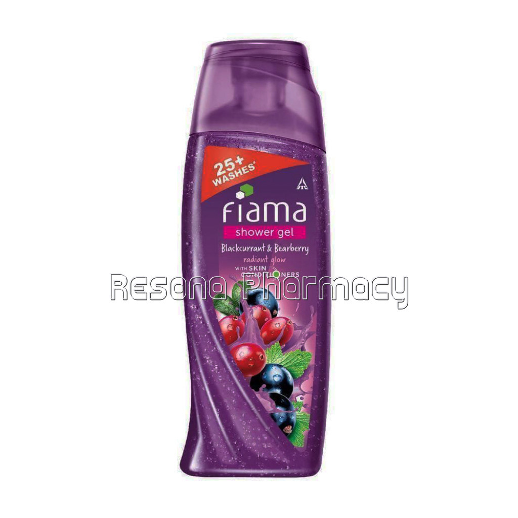 Fiama Shower Gel Blackcurrant and Bearberry With Skin Conditioners For Radiant Glow 100Ml