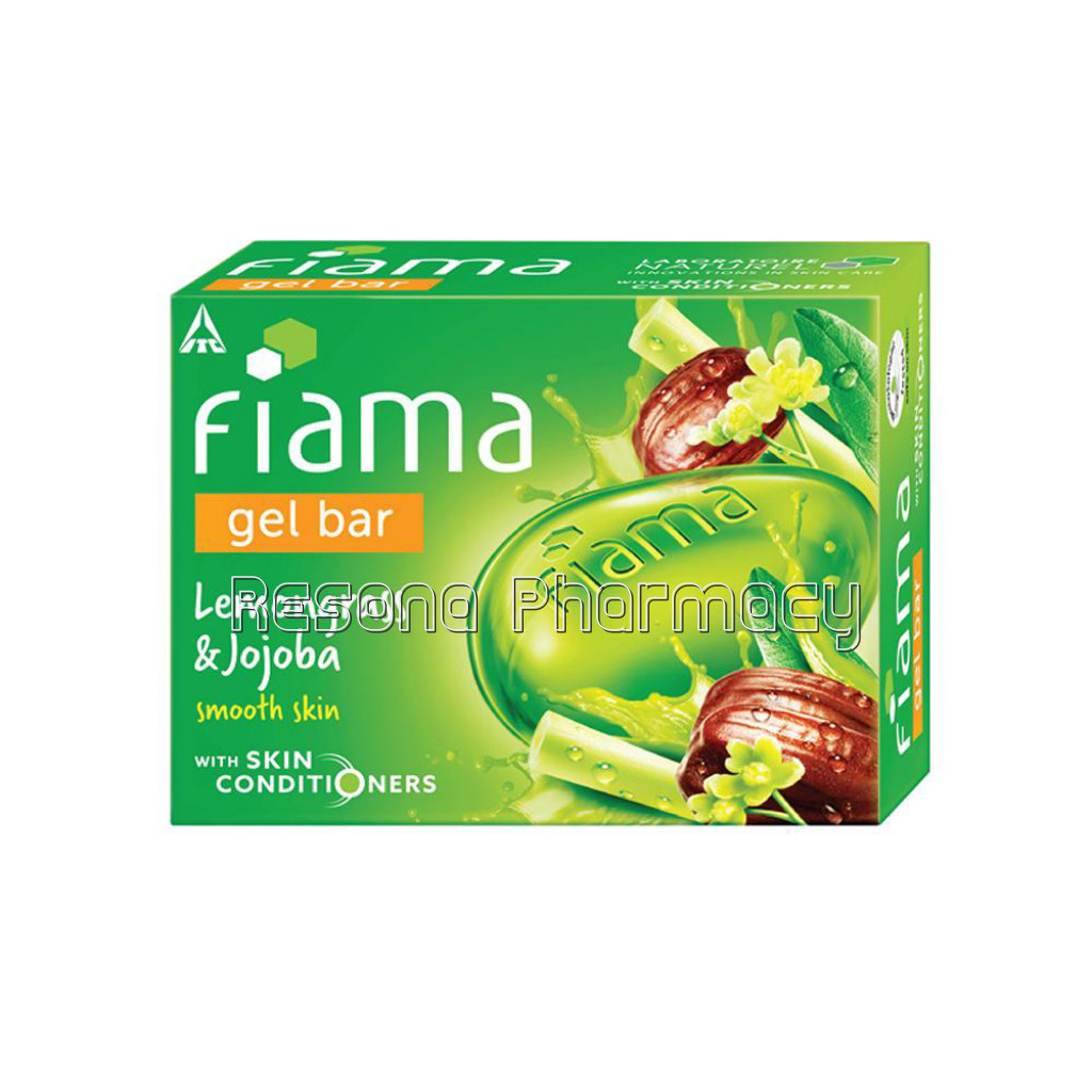 Fiama Gel Bar, Lemongrass And Jojoba For Smooth Skin, With Skin Conditioners, 125Gm