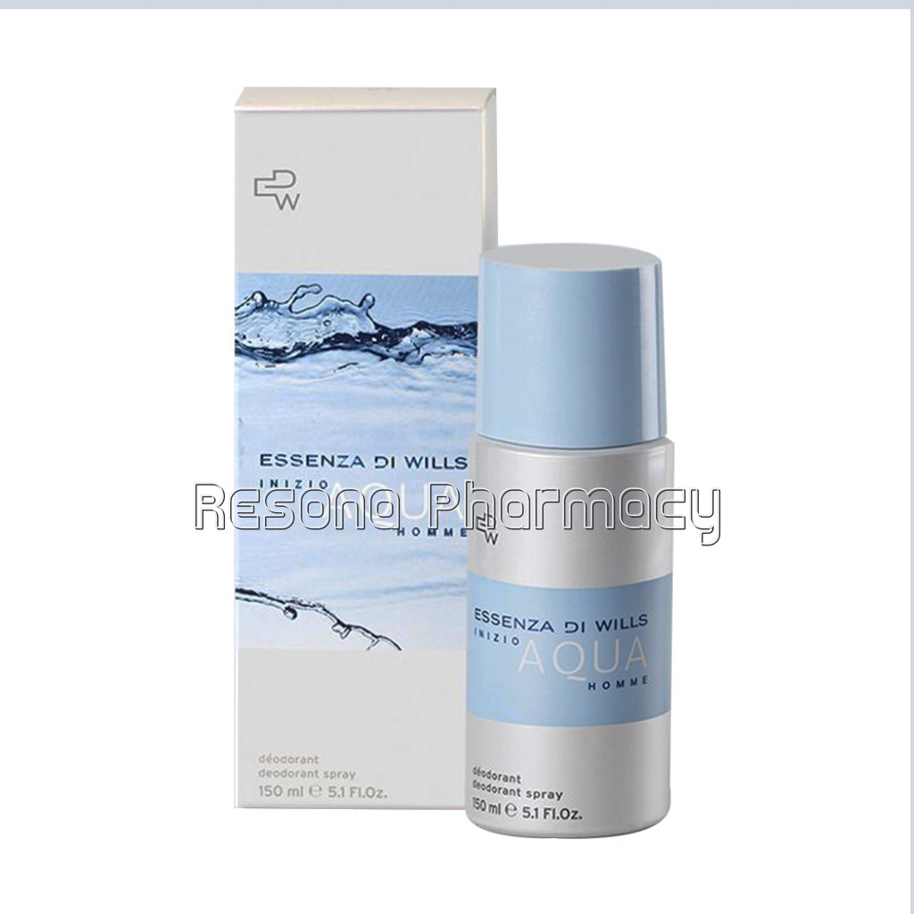 Essenza Di Wills Inizio Aqua Homme Deodorant For Men, 150Ml