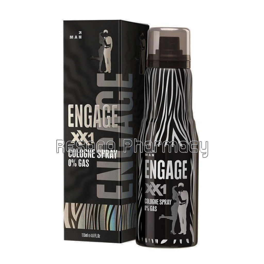 Engage Xx1 Cologne Spray For Men, 135Ml, Citrus and Spicy, Skin Friendly