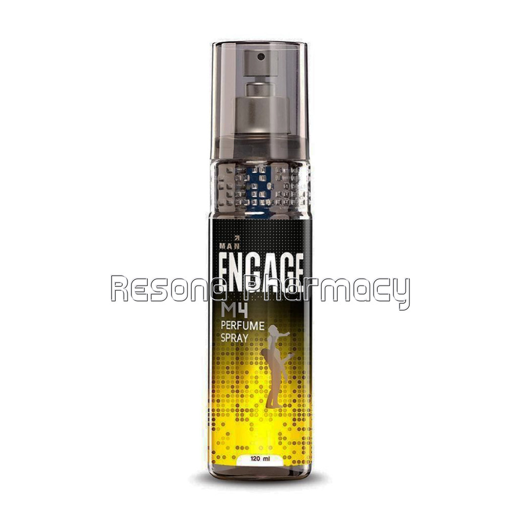 Engage M4 Perfume Spray For Men, 120Ml, Spicy and Lavender, Skin Friendly