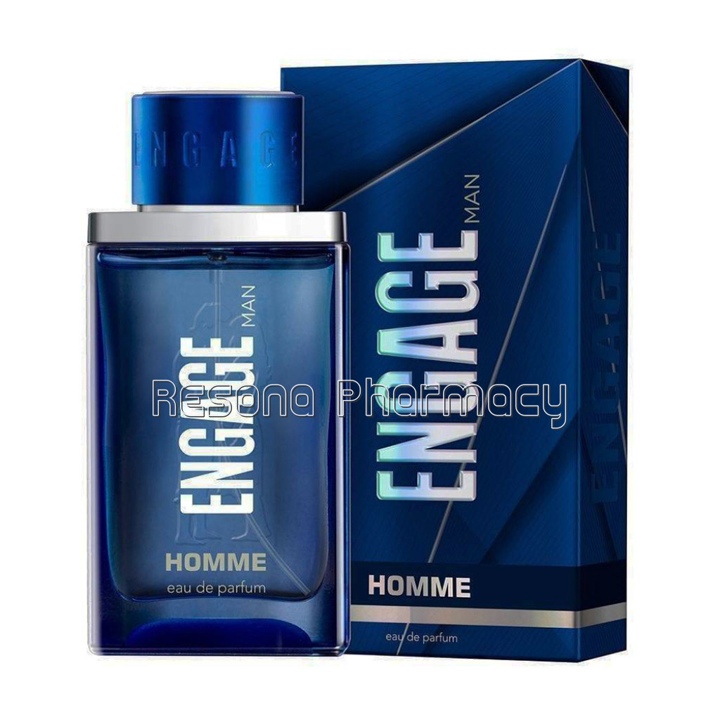 Engage Homme Eau De Parfum, Perfume For Men, 90Ml, Citrus and Woody, Skin Friendly