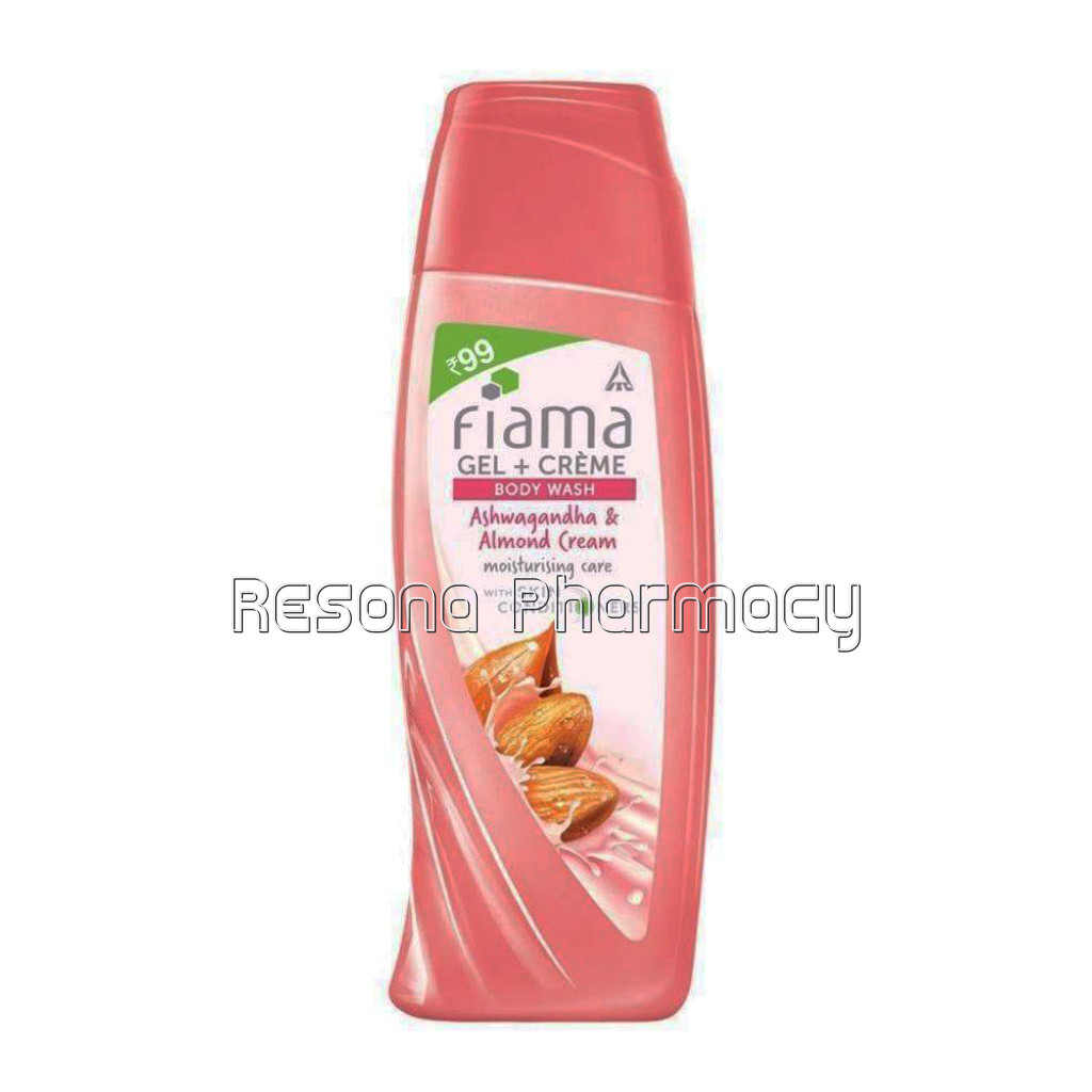Fiama Gelpluscreme Body Wash Ashwagandha and Almond Cream With Skin Conditioners 200Ml