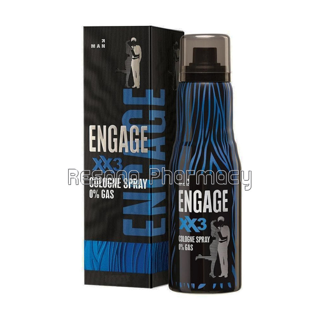 Engage Xx3 Cologne Spray For Men, 135Ml, Spicy and Woody, Skin Friendly