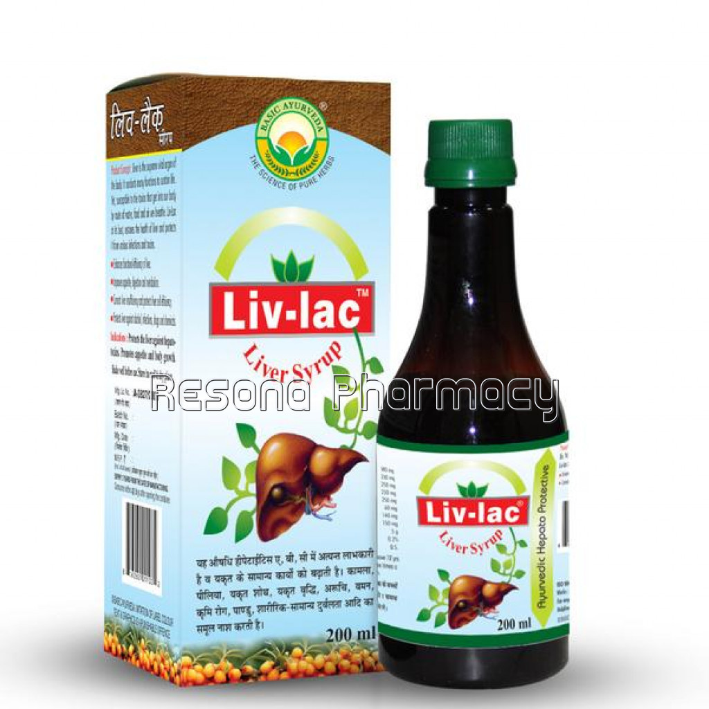 Basic Ayurveda Liv  Lac Liver Syrup 200 Ml