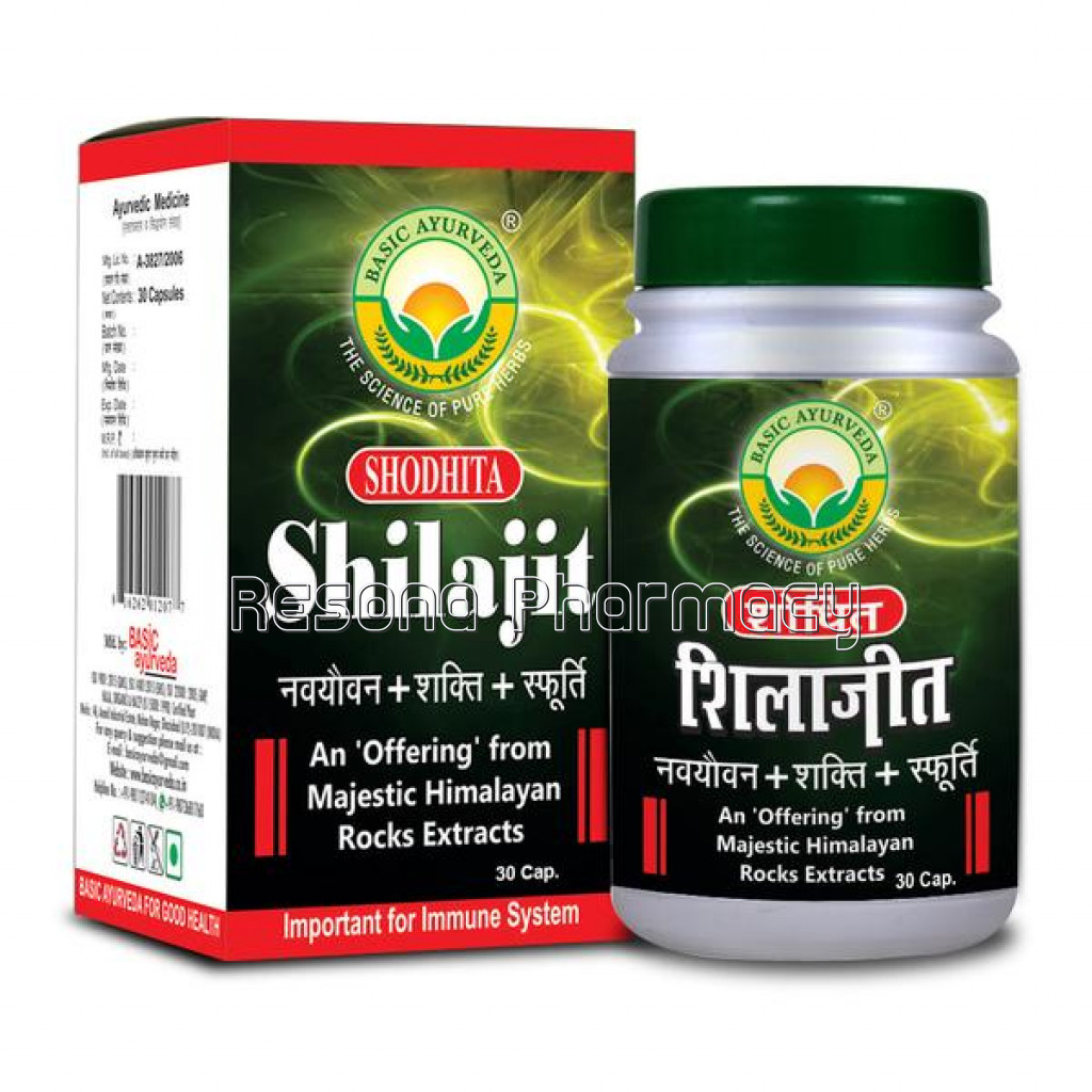 Basic Ayurveda Shodhita Shilajit 30 Capsule