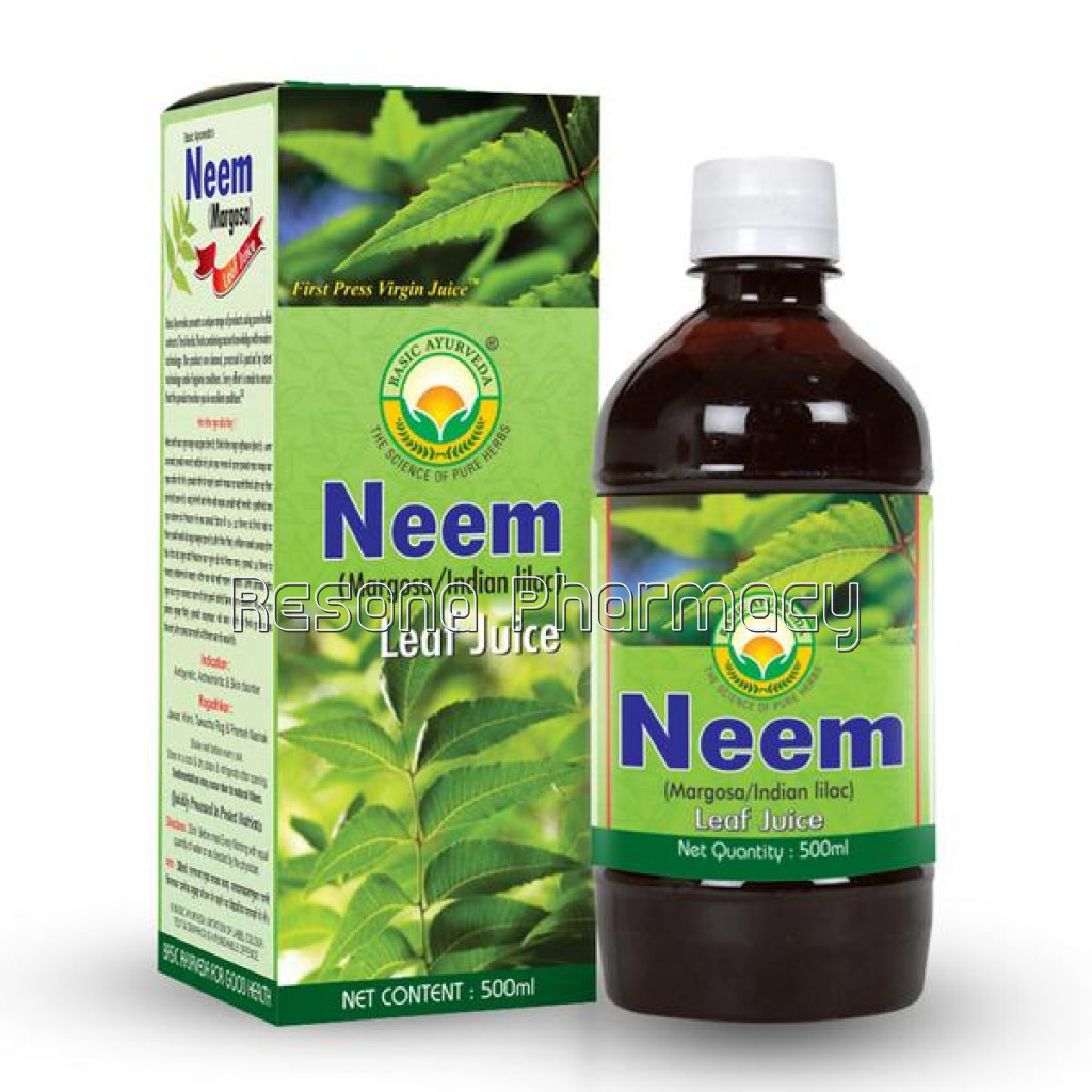 Basic Ayurveda Neem Leaf (Margosa ) Juice 500 Ml