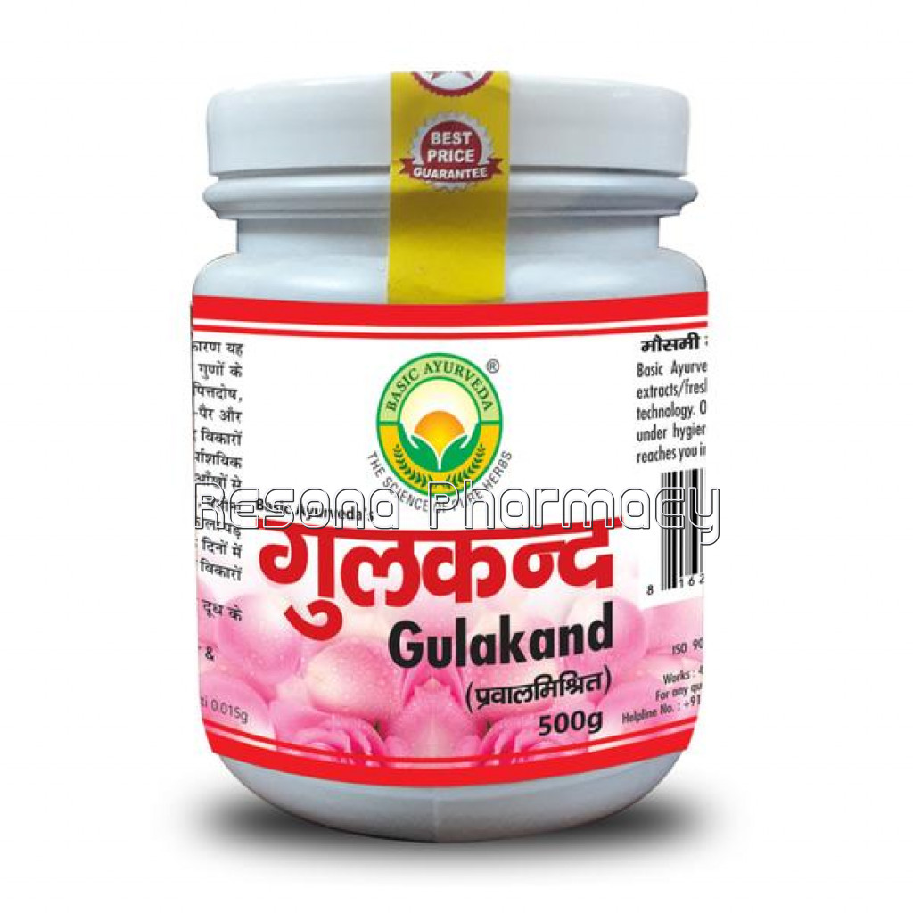 Basic Ayurveda Gulkand (Pr.Yukt) 500 Gm