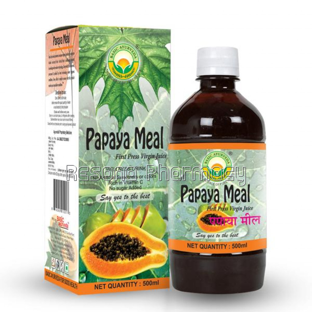 Basic Ayurveda Papaya Meal Juice 500 Ml