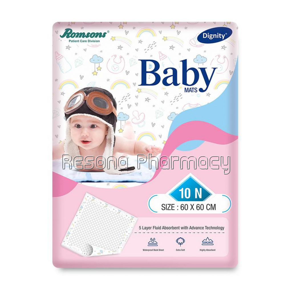 Dignity Baby Combo Pack (Baby Changing Mats 10 Pcs, Spongee Baby Wipes 72 Pcs, Poochie Baby Wipes 80 Pcs, 99% Water Wipes 80 Pcs)
