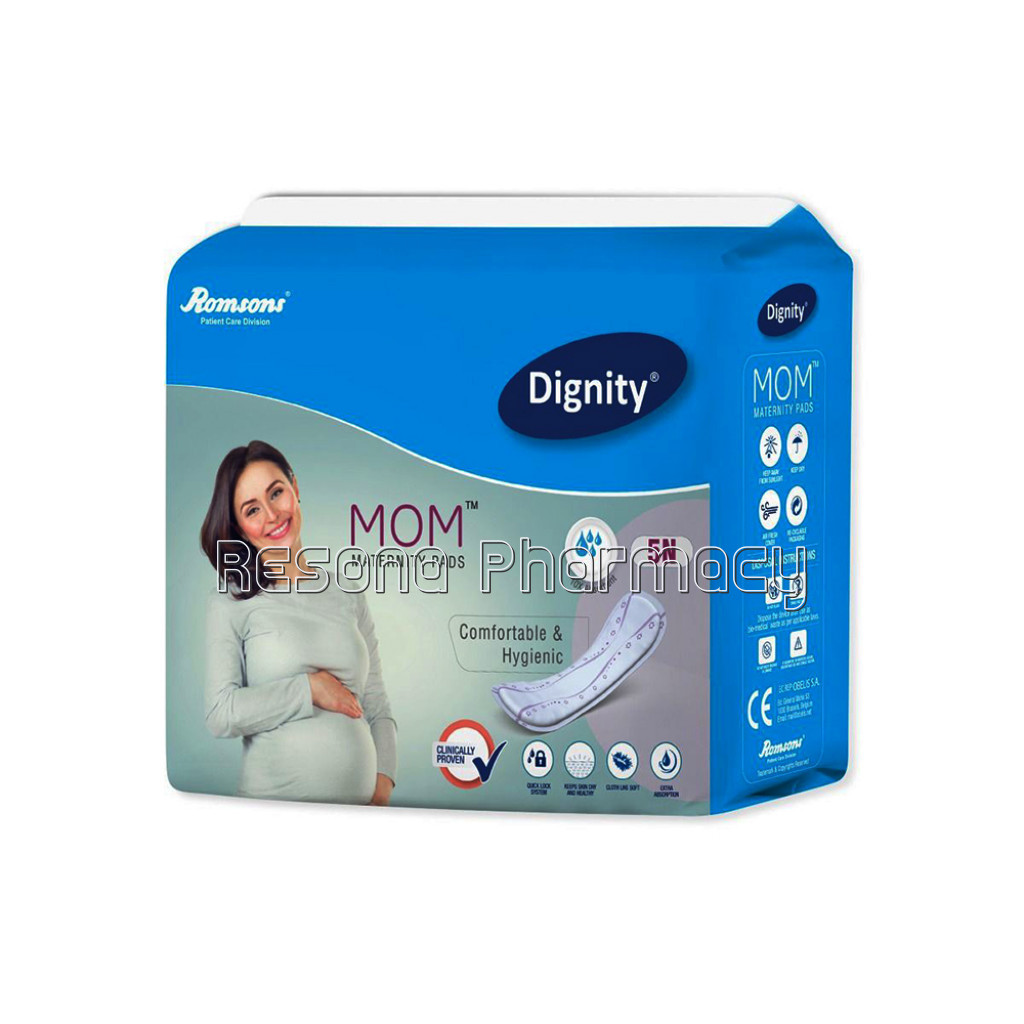 Dignity Mom Maternity Pads, Comfortable and Hygenic, Medium, 5 Pcs/Pack (Pack Of 1)