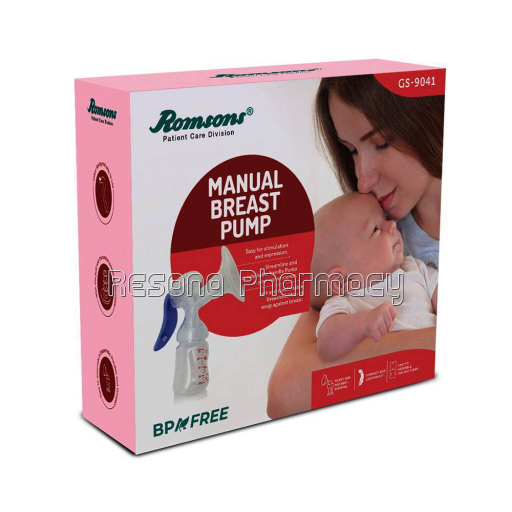 Romsons Manual Breast Pump, Soft and Gentle, Bpa Free
