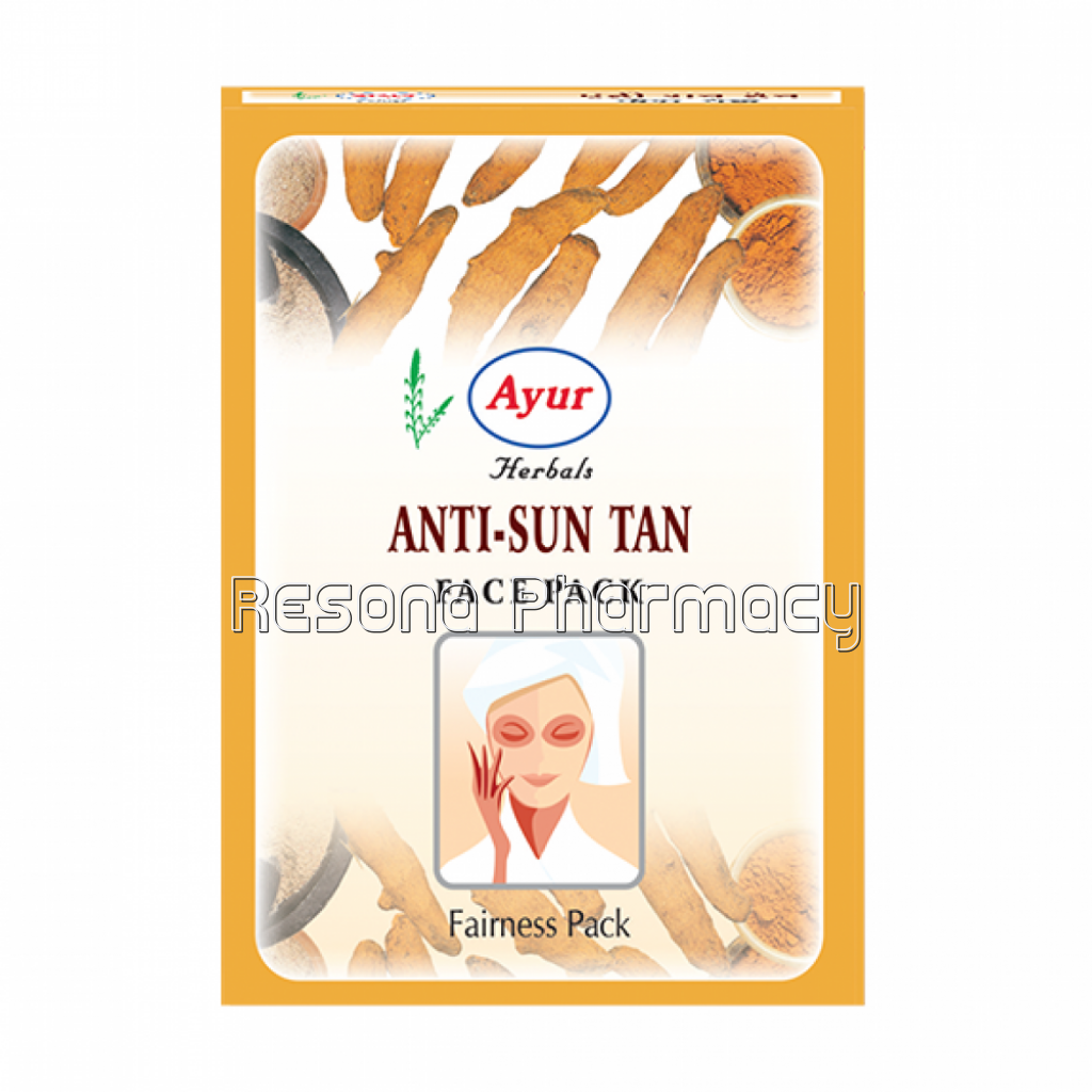 Ayur Herbals Anti Sun Tan Face Pack 25 Gm