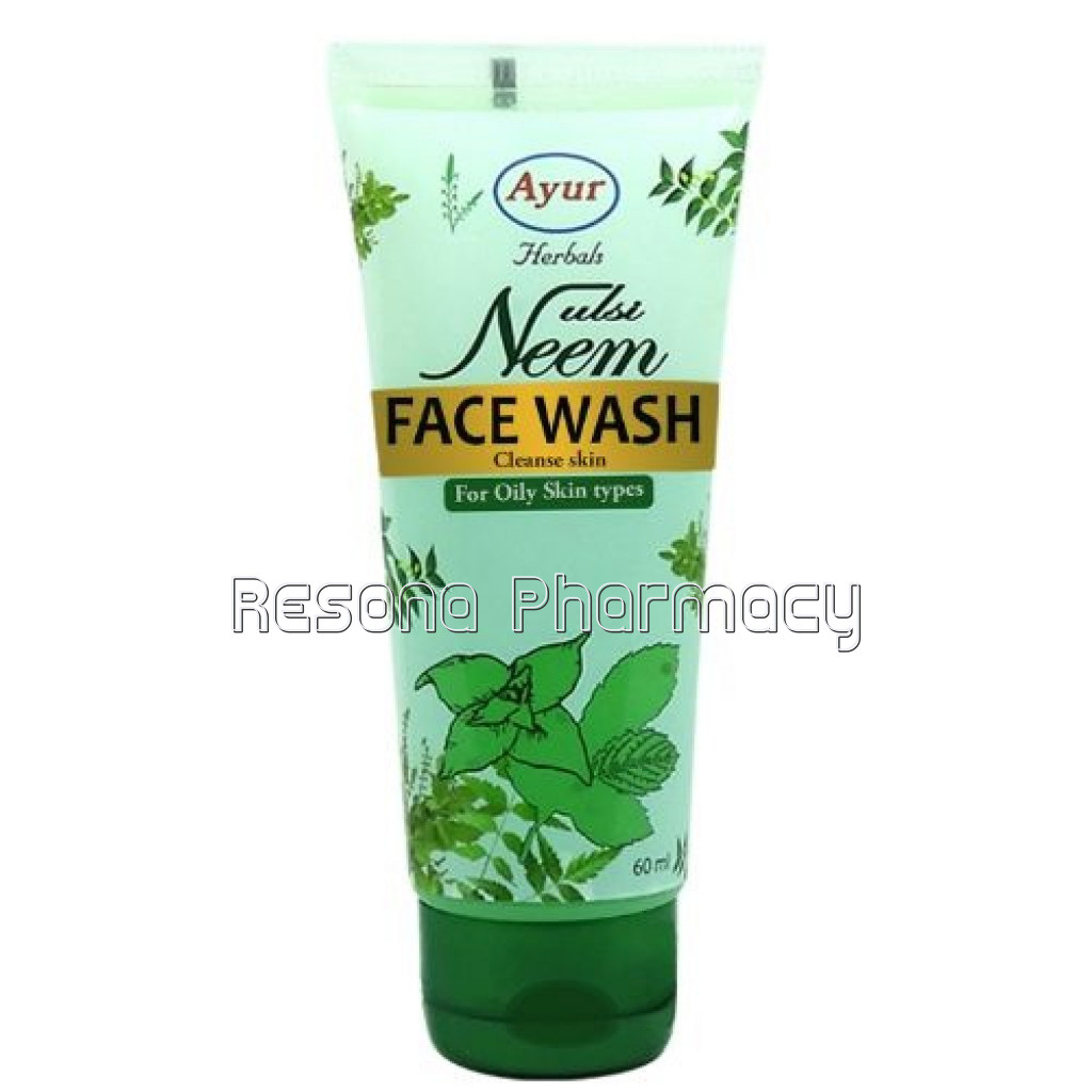Ayur Herbals Neem And Tulsi Face Wash 60 Ml