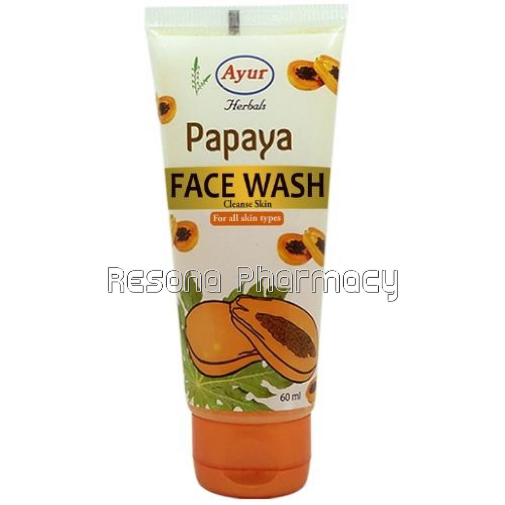 Ayur Herbals Papaya Face Wash 60 Ml