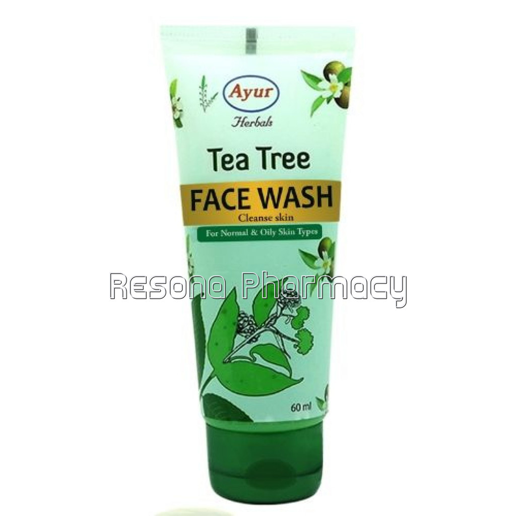 Ayur Herbals Tea Tree Face Wash 60 Ml
