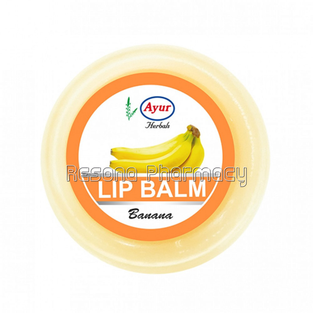 Ayur Herbals Banana Lip Balm 8Gm