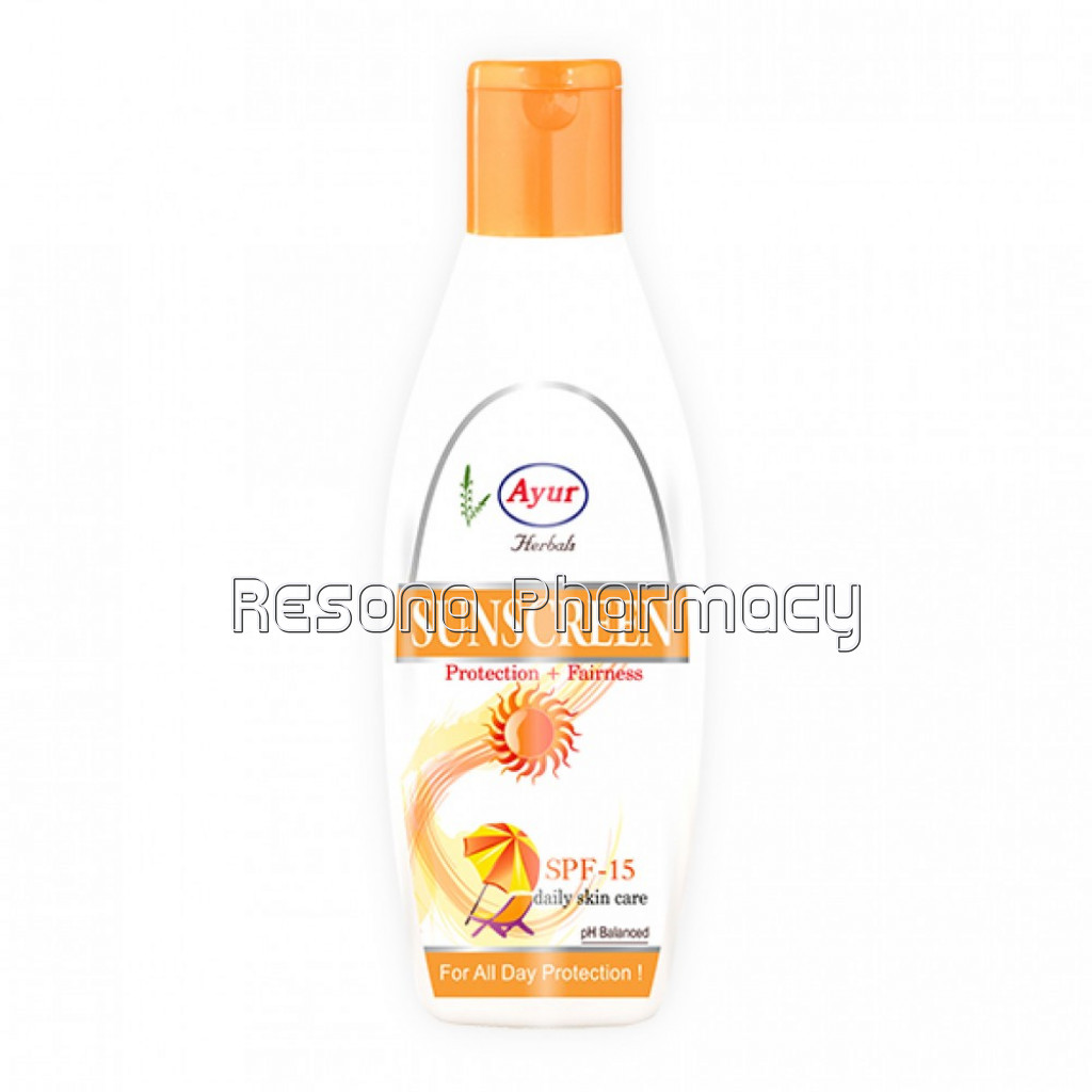 Ayur Herbals Sunscreen Lotion Spf 15 100 Ml