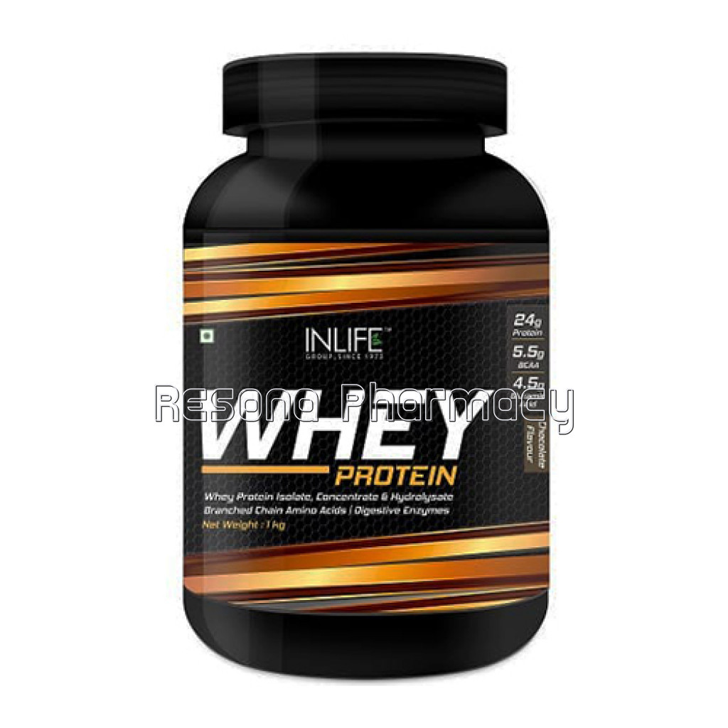 Inlife Whey Protein Powder, Bodybuilding Supplement  1Kg