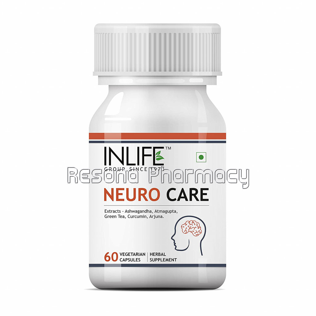 Inlife Neuro Care Supplement, 500Mg – 60 Vegetarian Capsules