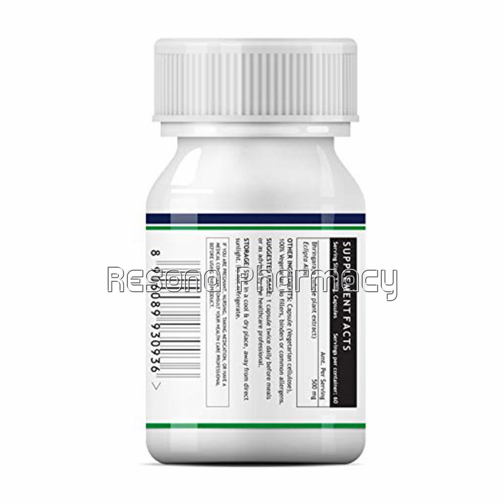 Inlife Bhringraja Extract Supplement, 500Mg  60 Vegetarian Capsules