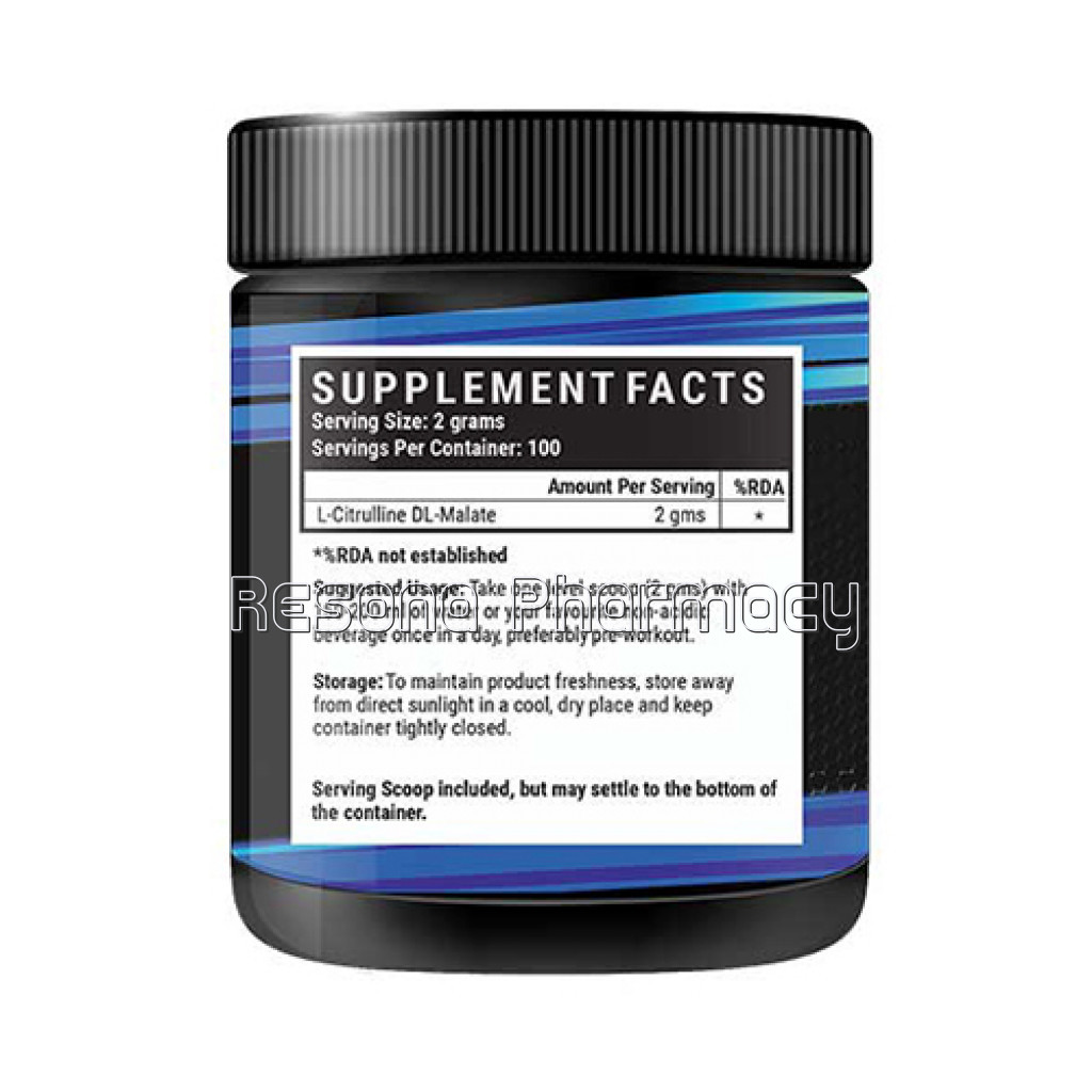 Inlife Citrulline Malate Powder 2:1 Supplement – 200Gms