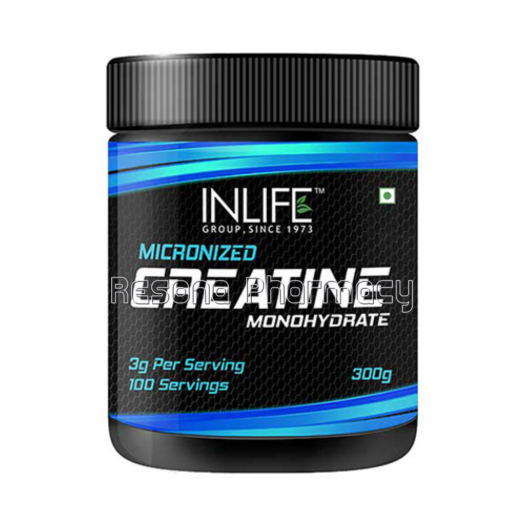Inlife Micronized Creatine Monohydrate Supplement – 300Gms