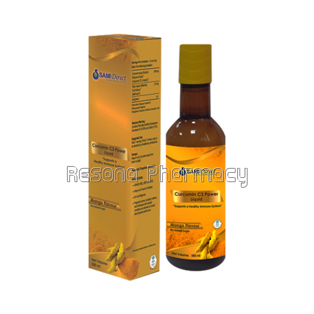 Curcumin C3 Power Liquid – Mango Flavour 500Ml