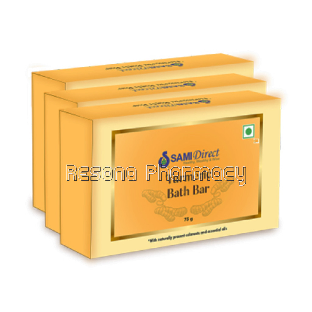 Sami Direct Turmeric Bath Bar 75Gm