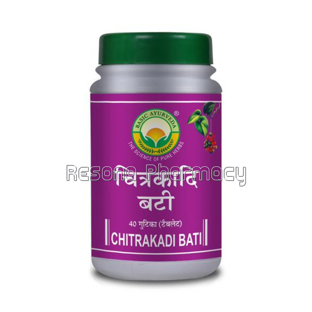 Basic Ayurveda Chitrakadi Bati 40 Tablet