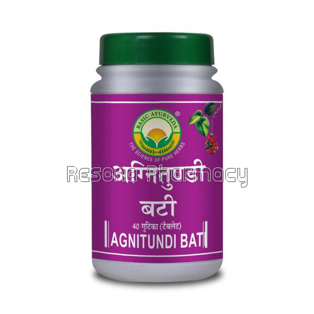 Basic Ayurveda Agnitundi Bati 40 Tablet