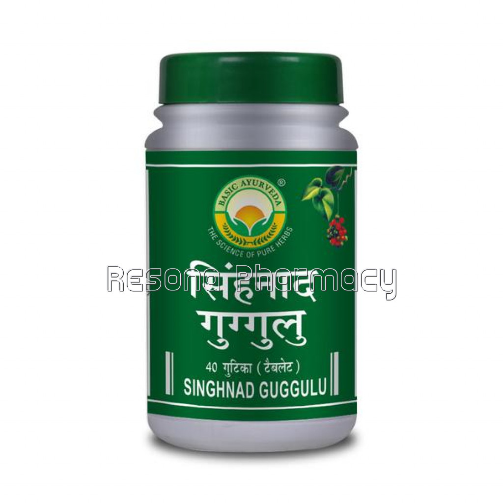 Basic Ayurveda Singhnad Guggulu 40 Tablet