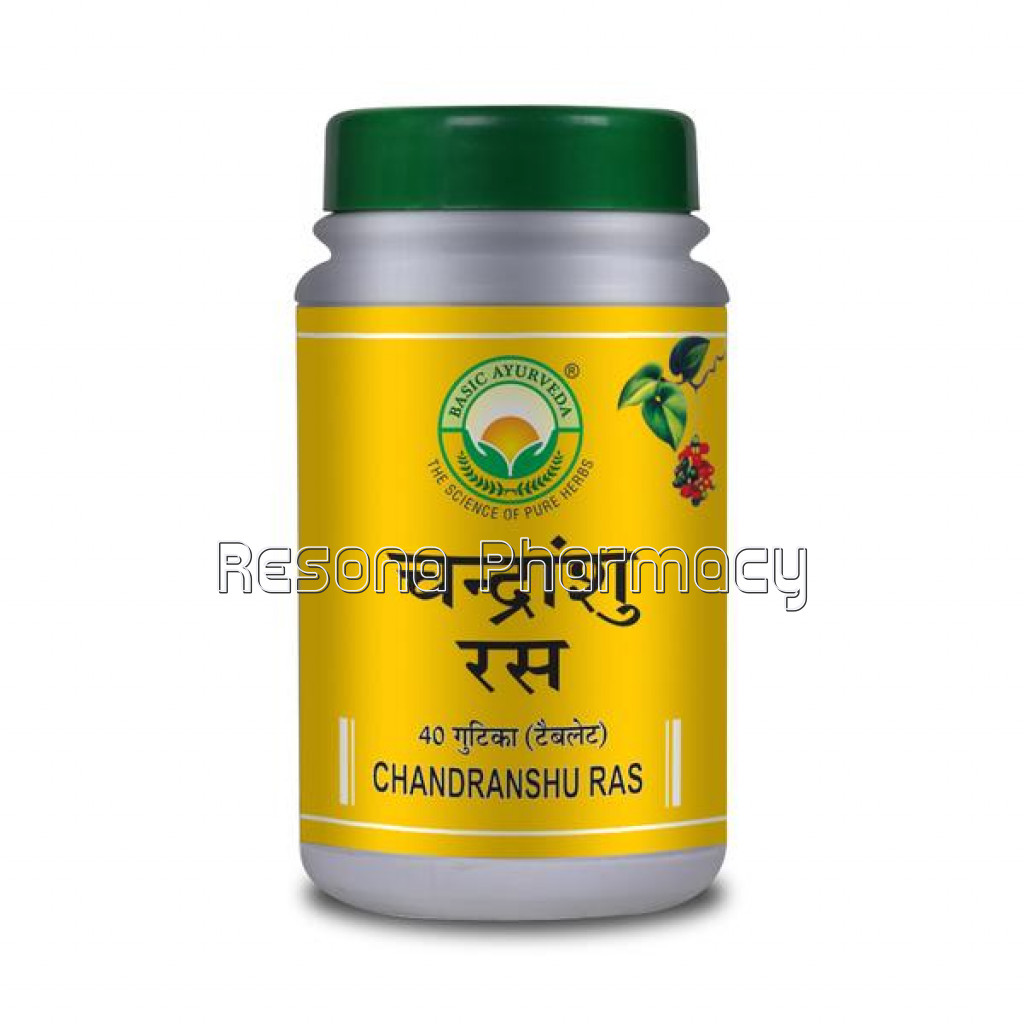 Basic Ayurveda Chandranshu Ras 40 Tablet