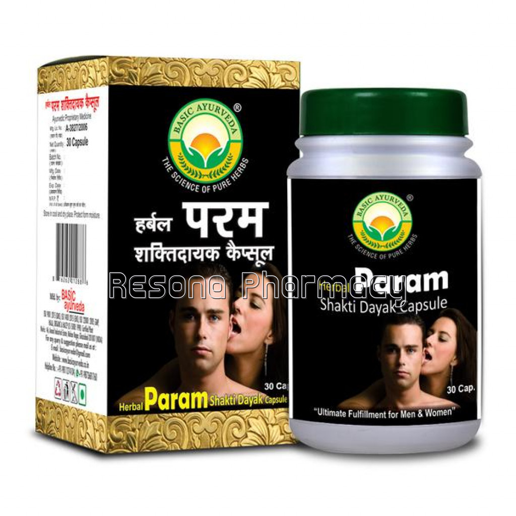 Basic Ayurveda Herbal Param Shaktidayak 30 Capsule