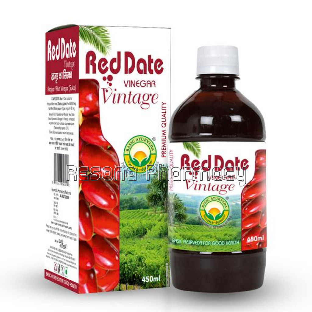 Basic Ayurveda Red Date Vinegar (Vintage) 450Ml