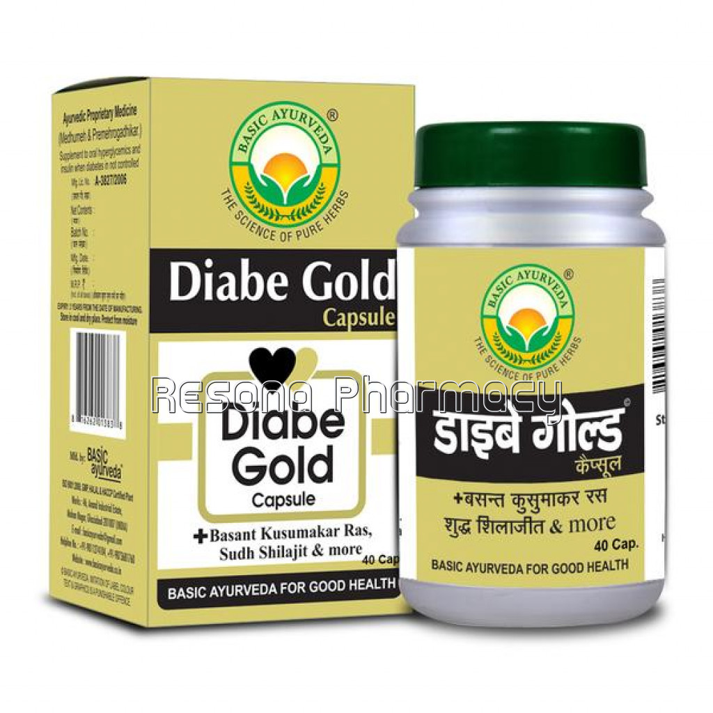 Basic Ayurveda Diabe Gold 40 Capsule